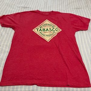 Large Red Target Graphic T-shirt